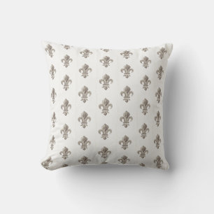 Almofada Travesseiro decorativo francês Fleur de Lis medie