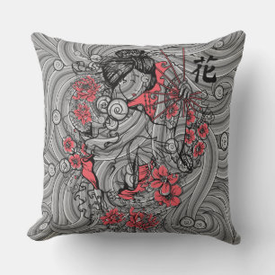 Almofada Travesseiro decorativo Geisha