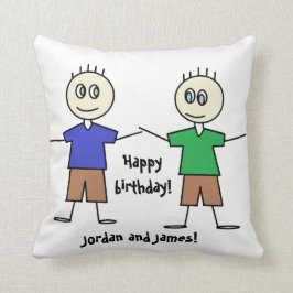 Almofada Travesseiro decorativo gêmeo adorável do design do