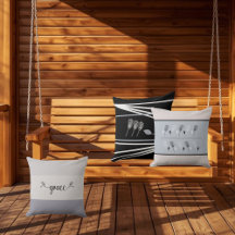 Travesseiro decorativo Geométrico de Padrão Floral