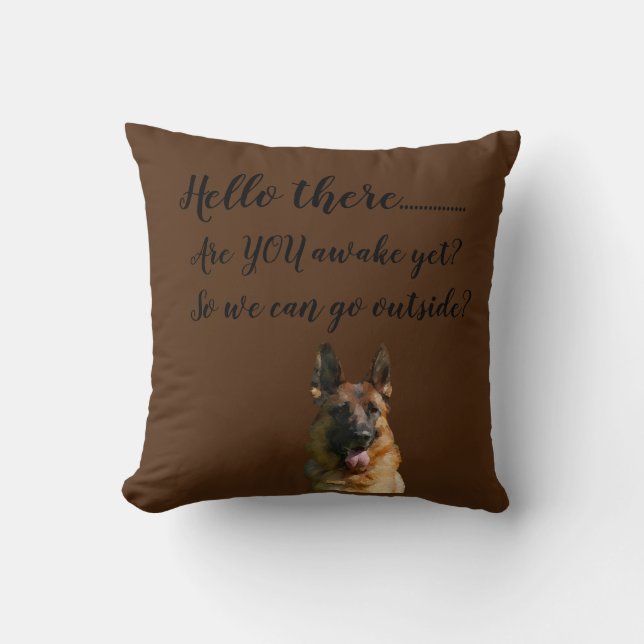 Almofada Travesseiro decorativo German shepherd (Frente)