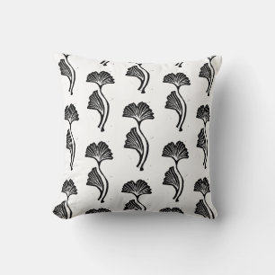 Almofada Travesseiro decorativo Gingko Leaf Lino