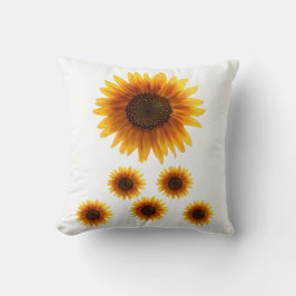 Almofada Travesseiro decorativo Girassol