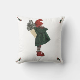 Almofada Travesseiro decorativo Gnomo de Natal | Decoração