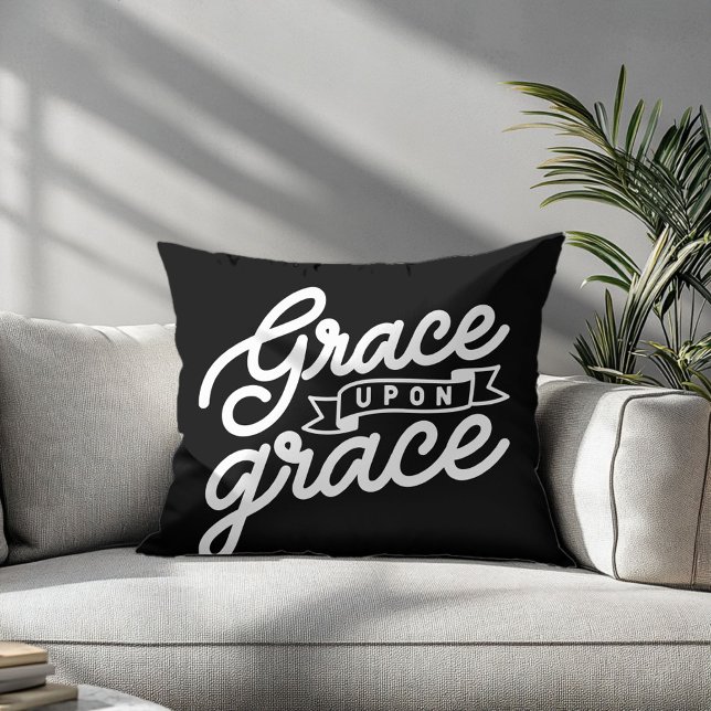 Almofada Travesseiro Decorativo Graça Cristã sobre Graça (Criador carregado)