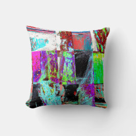 Almofada Travesseiro Decorativo – Grade Abstrata