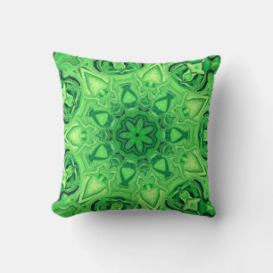 Almofada Travesseiro decorativo Green Mandala
