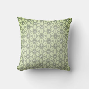 Almofada Travesseiro decorativo Green White Stars