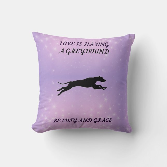 Almofada Travesseiro decorativo GREYHOUND. (Frente)