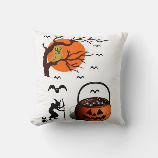 Almofada Travesseiro decorativo Halloween (Frente)