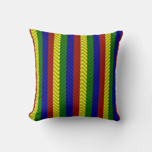 Almofada Travesseiro decorativo Herringbone-Quadrado das