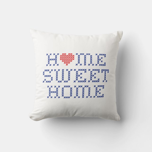 Almofada Travesseiro decorativo Home Sweet (Frente)