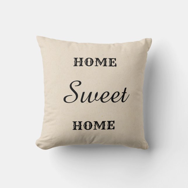 Almofada Travesseiro decorativo Home Sweet (Frente)
