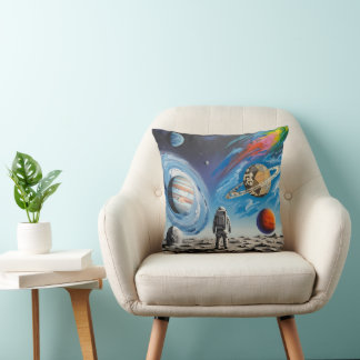 Almofada Travesseiro Decorativo, homem espacial