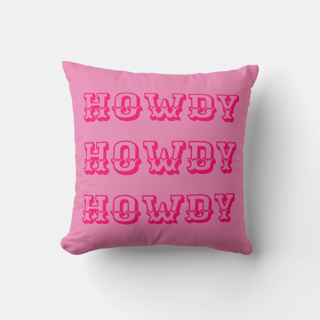 Almofada Travesseiro decorativo Howdy (Frente)