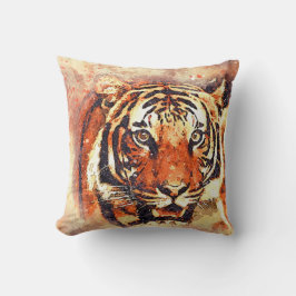 Almofada Travesseiro decorativo Impressão de pintura de cor