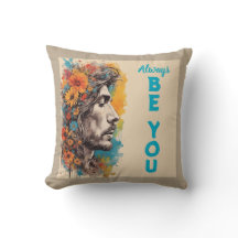 Travesseiro Decorativo Inspirador "Sempre Seja Voc