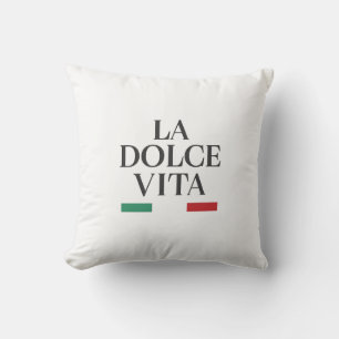 Almofada Travesseiro decorativo italiano da Dolce Vita