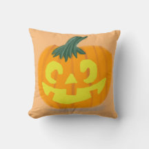 Travesseiro decorativo Jack-O'-Lanterna