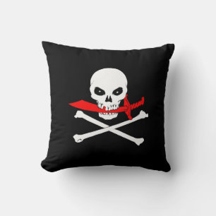 Almofada Travesseiro decorativo Jolly Roger (Cutlass)