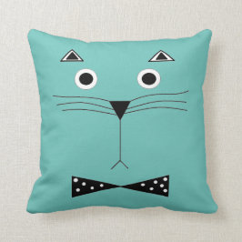 Almofada travesseiro decorativo "Kat do Gatinho" 16" x 16"