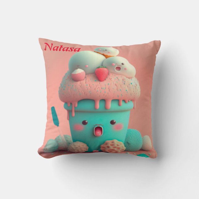 Almofada Travesseiro decorativo Kawaii (Frente)