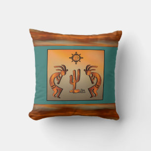 Almofada Travesseiro decorativo Kokopelli Sudoeste