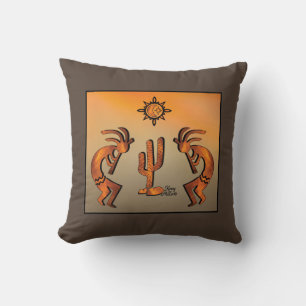 Almofada Travesseiro decorativo Kokopelli Sudoeste