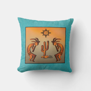 Almofada Travesseiro decorativo Kokopelli Sudoeste