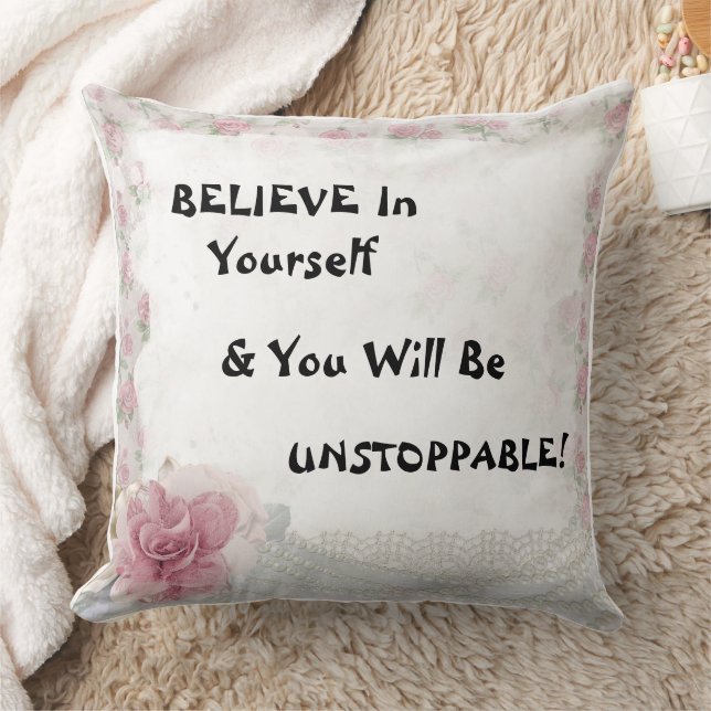 Almofada Travesseiro decorativo Lace E Cor De Rosa Projetad (Cobertor)