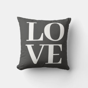 Almofada Travesseiro decorativo legal de amor branco da Cin