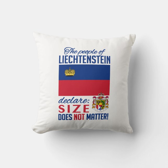 Almofada Travesseiro decorativo Liechtenstein (Frente)