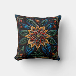Almofada Travesseiro decorativo lily estilo mexicano Huicho