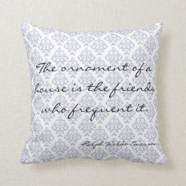Almofada Travesseiro decorativo literário Home das citações