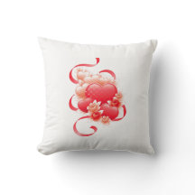 Travesseiro decorativo Love 16" x 16"