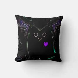Almofada travesseiro decorativo "Loving Owl" Polyester 16"