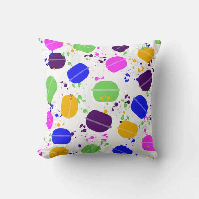 Almofada Travesseiro decorativo Macaron Confetti (Frente)