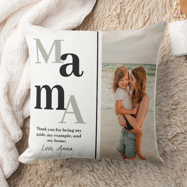 Almofada Travesseiro decorativo Mama Personalizado (Cobertor)