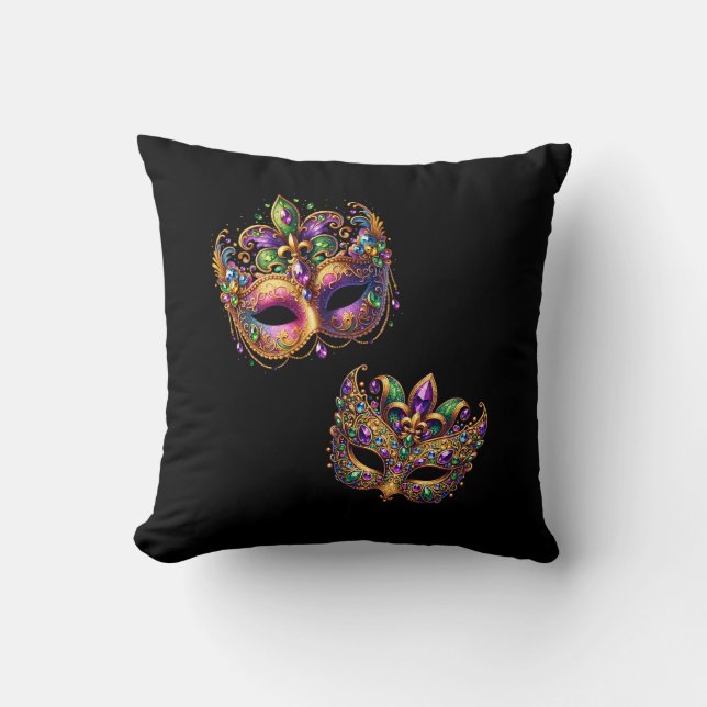 Almofada Travesseiro Decorativo Mardi Gras (Frente)