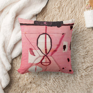Almofada Travesseiro decorativo marroquino rosa Kilim Bohem
