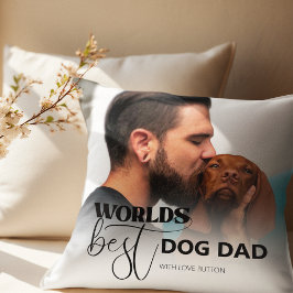 Almofada Travesseiro Decorativo Melhor Cachorro do Mundo