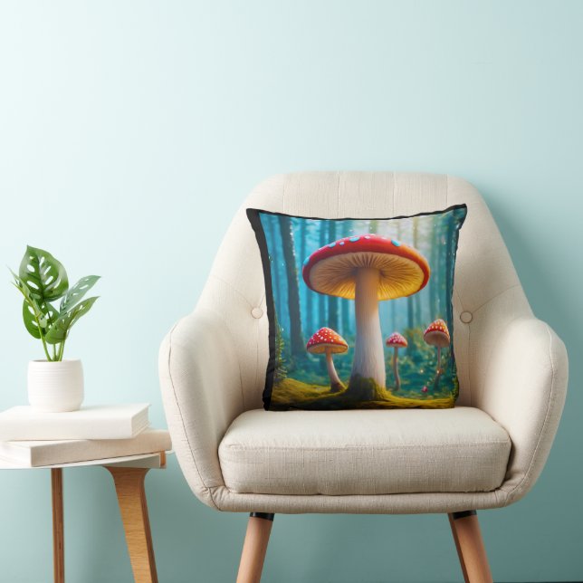 Almofada Travesseiro decorativo Mellow Mushroom (Cadeira)