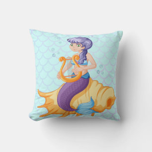 Almofada Travesseiro decorativo Mermaid