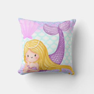 Almofada Travesseiro decorativo Mermaid