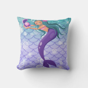 Almofada Travesseiro decorativo Mermaid