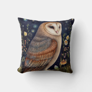 Almofada Travesseiro decorativo Midnight Owl