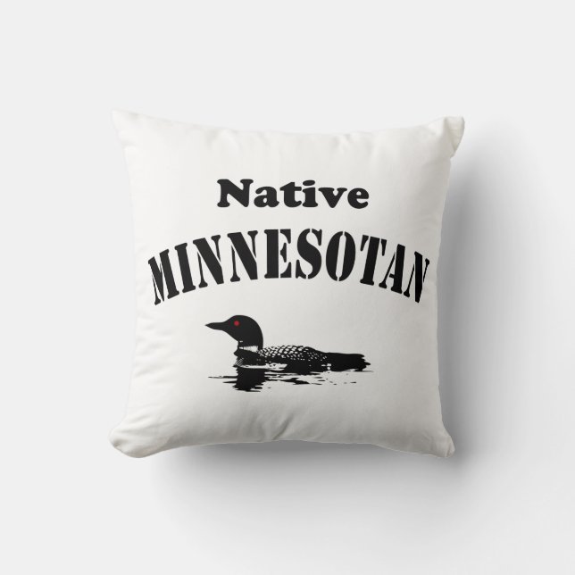 Almofada Travesseiro decorativo Minnesota - Personalizado (Frente)