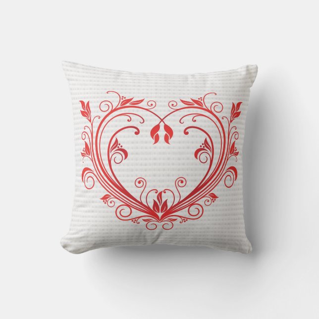 Almofada Travesseiro decorativo Modern Heart Designer (Frente)