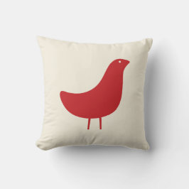 Almofada Travesseiro decorativo moderno do pássaro do meio