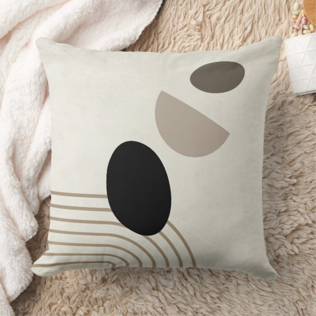 Almofada Travesseiro decorativo moderno Meio século Boho Ab (Cobertor)